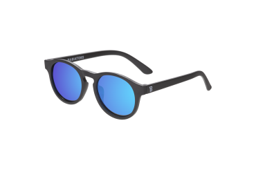 Okulary dla dzieci (Polaryzacja) "Keyhole Jet Black" | Cobalt Blue Mirrored Lenses Polarized (2023)