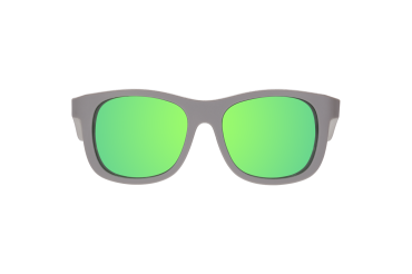 Okulary dla dzieci (Polaryzacja) "Navigator Graphite Gray" | Green Mirrored Lens Polarized (2023)