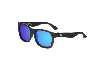 Okulary dla dzieci (Polaryzacja)  "Navigator Jet Black" | Cobalt Mirrored Lens Polarized (2023)