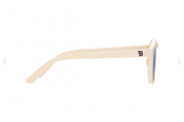 Okulary dla dzieci Keyhole: Sweet Cream | Turquoise Blue Mirrored Lenses  (2024)