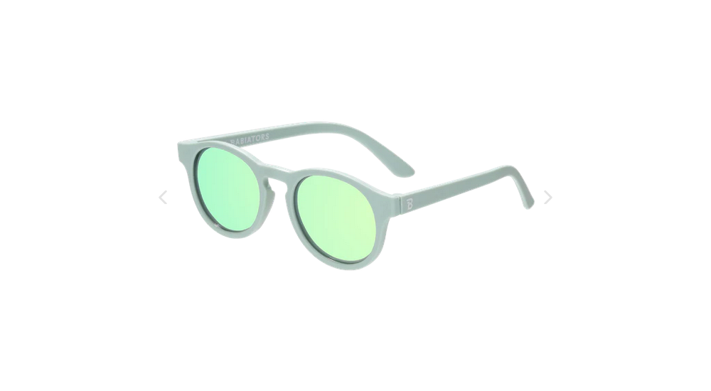 Okulary dla dzieci (Polaryzacja) Keyhole: Seafoam Blue | Seafoam Mirrored Lens | (2024)