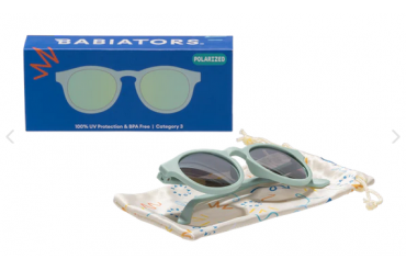 Okulary dla dzieci (Polaryzacja) Keyhole: Seafoam Blue | Seafoam Mirrored Lens | (2024)
