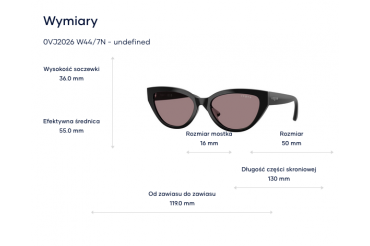 VOGUE - okulary dla dzieci - Butterfly - Czarny
