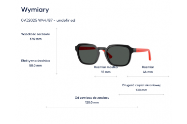 VOGUE - okulary dla dzieci - Czarny
