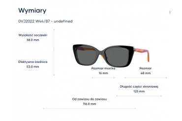 VOGUE - okulary dla dzieci - Butterfly - Czarny