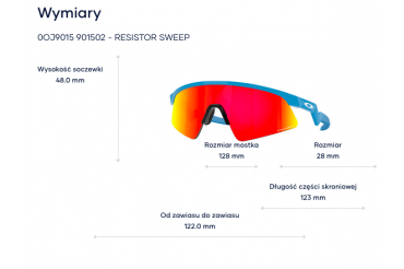 OAKLEY - okulary dla dzieci - Sport - Niebieski