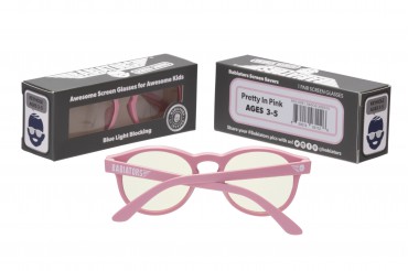 Okulary do komputera, dla dzieci (Keyhole)"Think Pink" 3-5